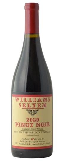 2020 Williams Selyem Pinot Noir Rochioli Riverblock Vineyard