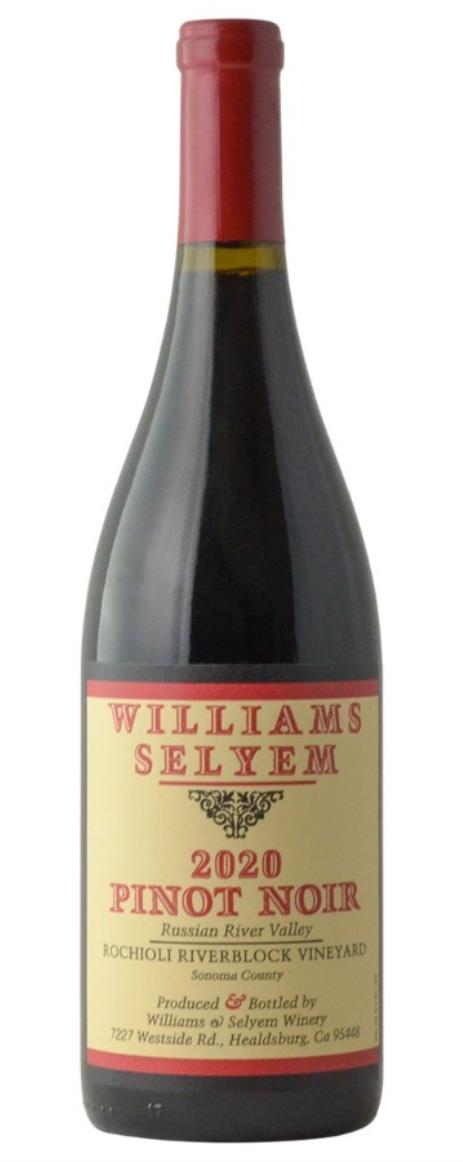 2020 Williams Selyem Pinot Noir Rochioli Riverblock Vineyard