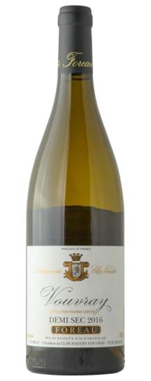 2016 Philippe Foreau Vouvray Demi Sec
