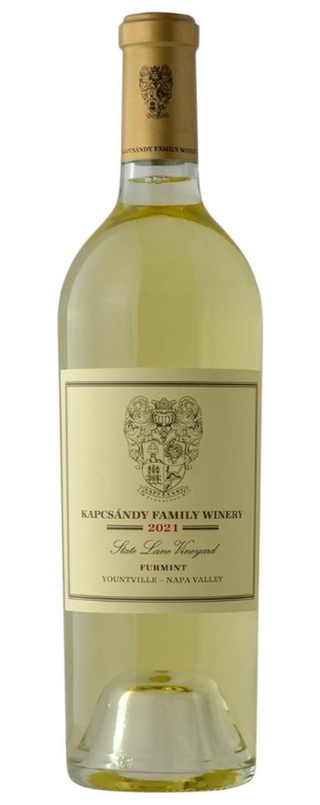 2021 Kapcsandy Family Winery Furmint State Lane Vineyard