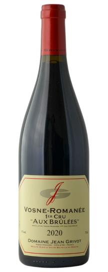 2020 Domaine Jean Grivot Vosne Romanee Aux Brulees 1er Cru