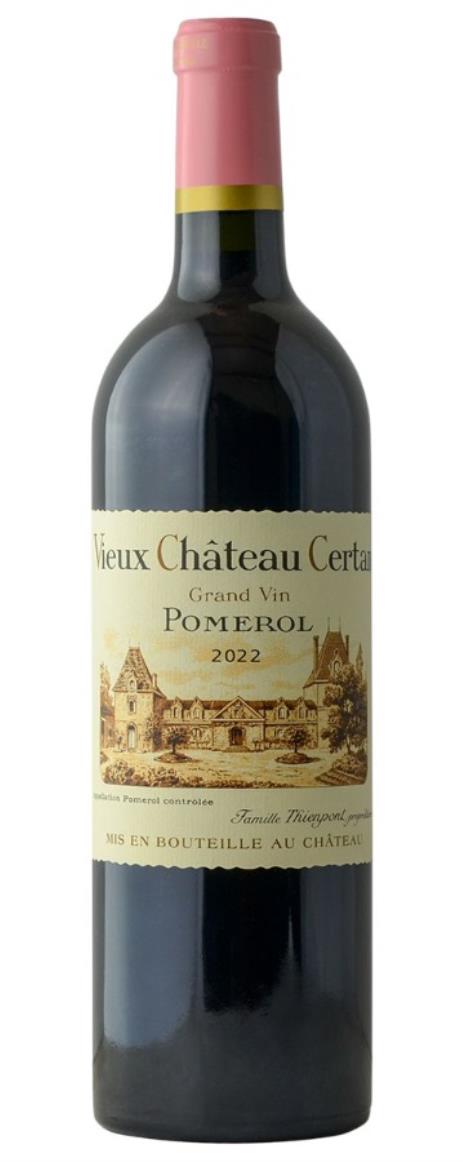 2022 Vieux Chateau Certan Bordeaux Blend