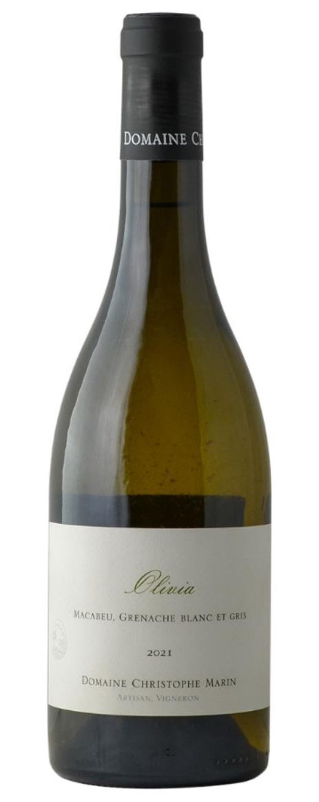 2021 Christophe Marin Cotes Catalanes Blanc Olivia