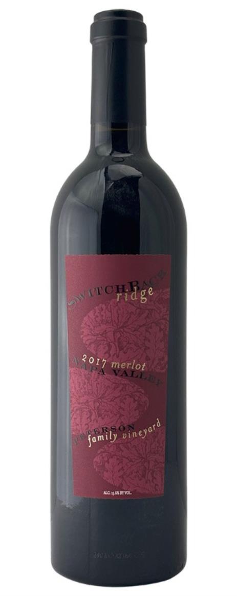 2017 Switchback Ridge Merlot Peterson Family Vineyard