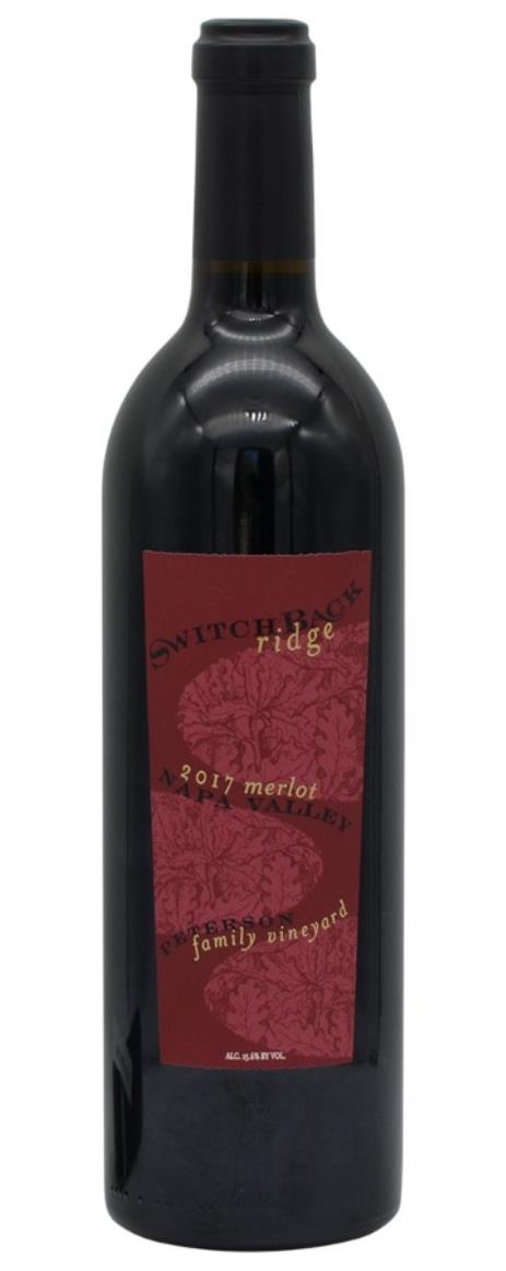 2017 Switchback Ridge Merlot Peterson Family Vineyard