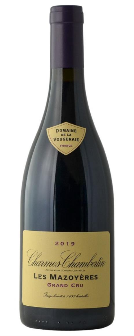 2019 Domaine de la Vougeraie Charmes Chambertin Les Mazoyeres