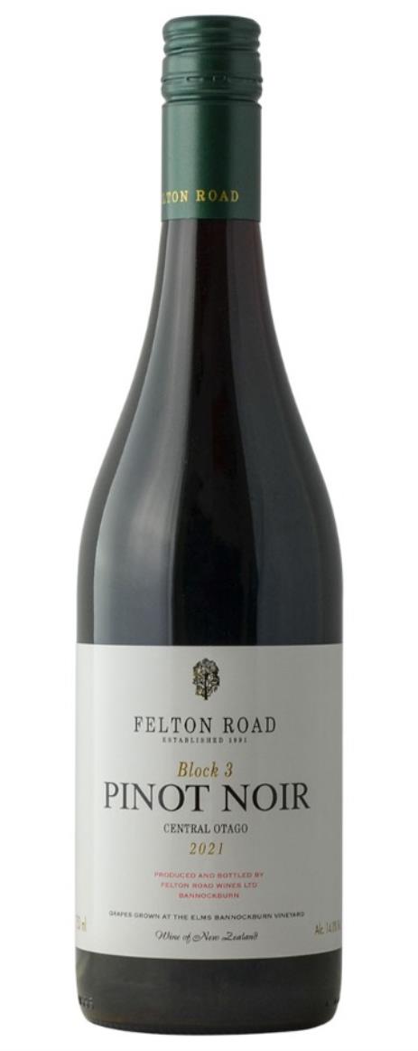 2021 Felton Road Pinot Noir Block 3