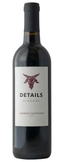 2021 Sinegal Details Sonoma County Cabernet Sauvignon