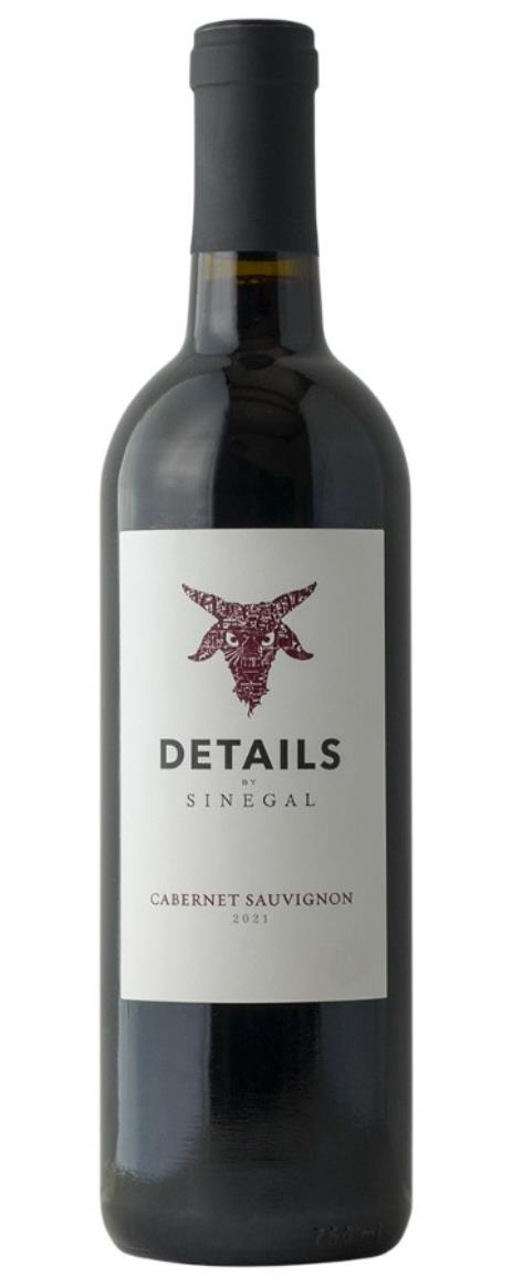 2021 Sinegal Details Sonoma County Cabernet Sauvignon