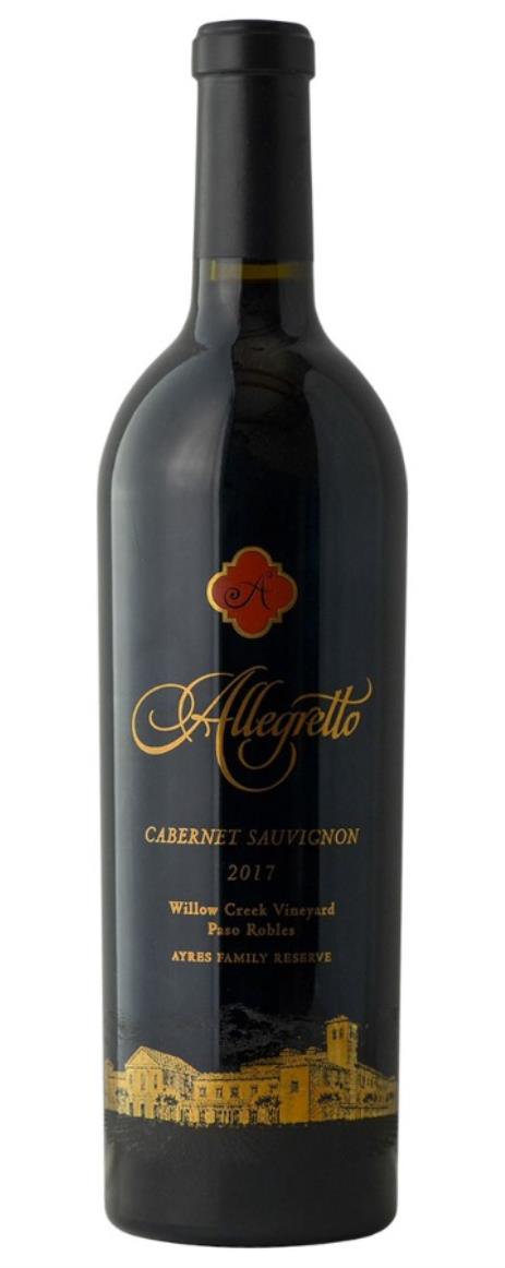 2017 Allegretto Wines Willow Creek Cabernet Sauvignon