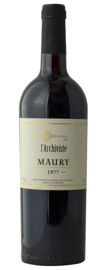 1977 Muse Vintage Wines Maury L 'Archiviste