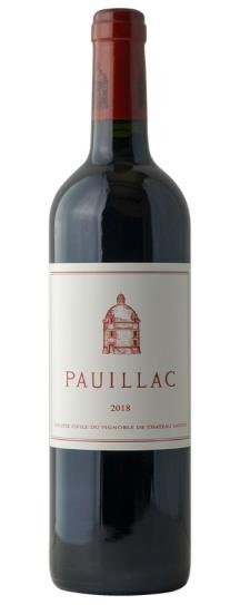 2018 Pauillac de Chateau Latour Bordeaux Blend