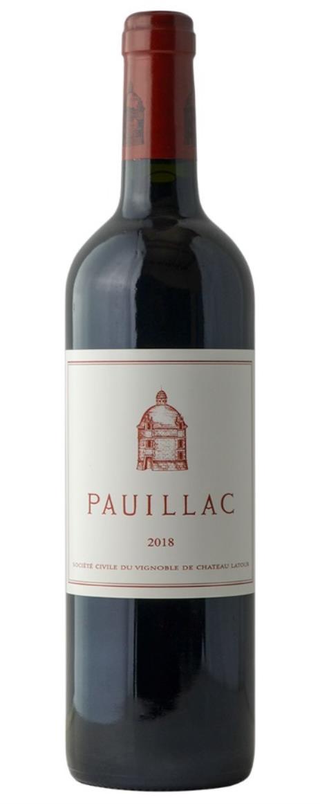 2018 Pauillac de Chateau Latour Bordeaux Blend