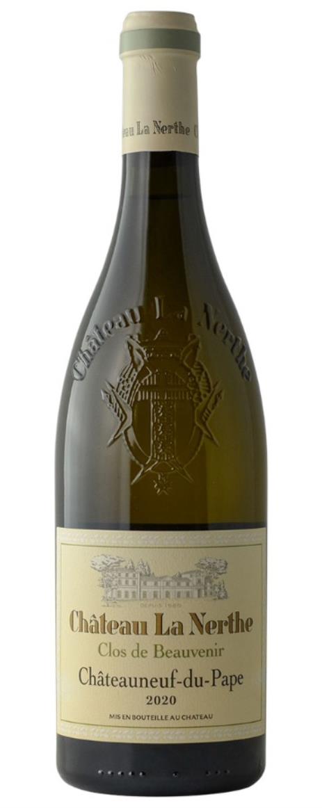 2020 Chateau de la Nerthe Chateauneauf du Pape Blanc Clos de Beauvenir