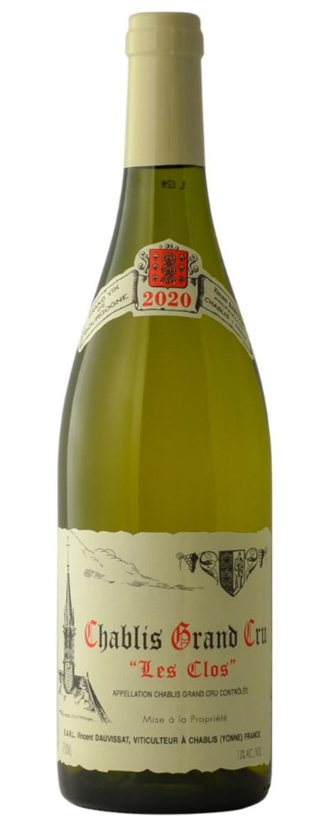 2020 Domaine Vincent Dauvissat Chablis Les Clos Grand Cru