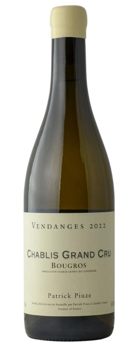 Buy 2022 Patrick Piuze Chablis Grand Cru Bougros 750ML Online