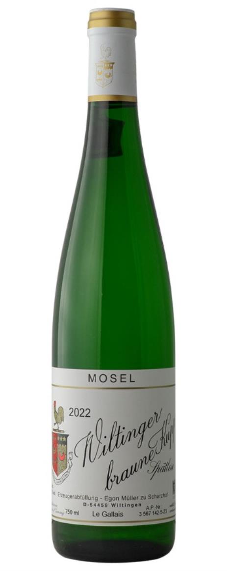 2022 Egon Muller Le Gallais Wiltinger Braune Kupp Riesling Spatlese
