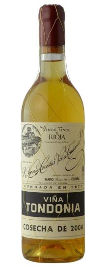 2004 Lopez De Heredia Rioja Vina Tondonia Blanco Gran Reserva