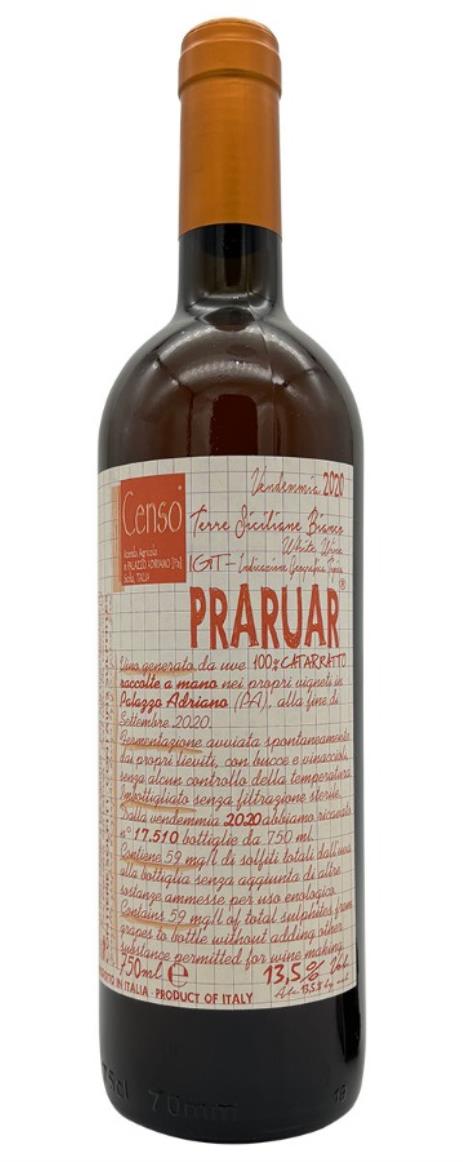 2020 Il Censo Praruar Catarratto Terre Siciliane Bianco