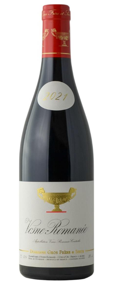 希少稀な Vosne Soeur et Frere Gros Domaine 2021 Buy Romanee Online 750ML ワイン
