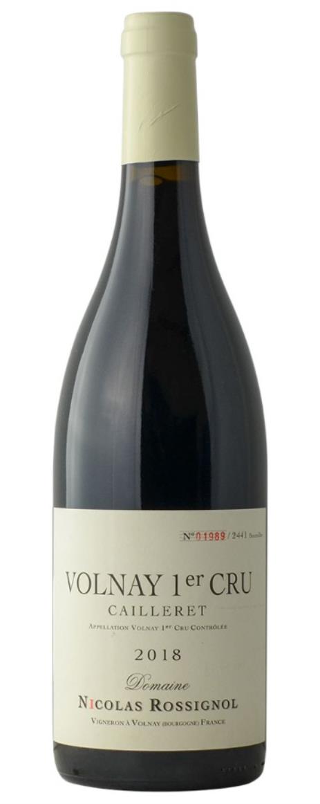 2018 Nicolas Rossignol Volnay Cailleret