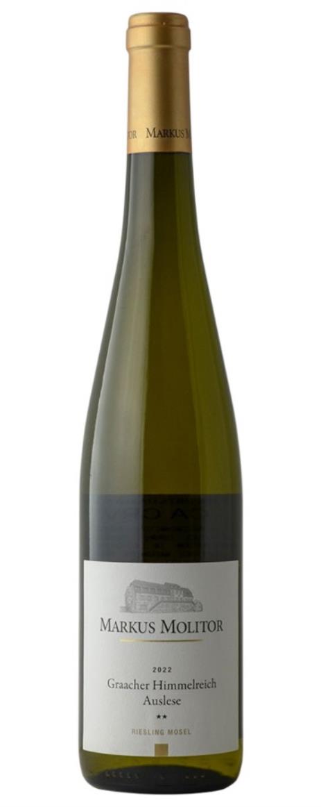 2022 Markus Molitor Molitor Graacher Himmelreich Riesling Auslese GK**
