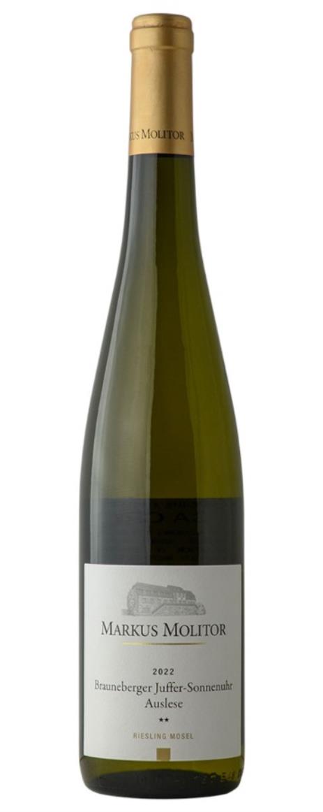 2022 Markus Molitor Brauneberger Juffer Sonnenuhr Riesling Auslese ** Gold Capsule