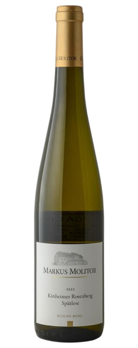 2022 Markus Molitor Kinheimer Rosenberg Riesling Spatlese Gold Capsule
