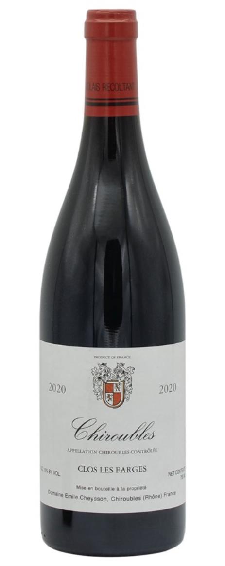 2020 Domaine Cheysson Chiroubles Clos les Farges