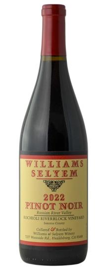 2022 Williams Selyem Pinot Noir Rochioli Riverblock Vineyard