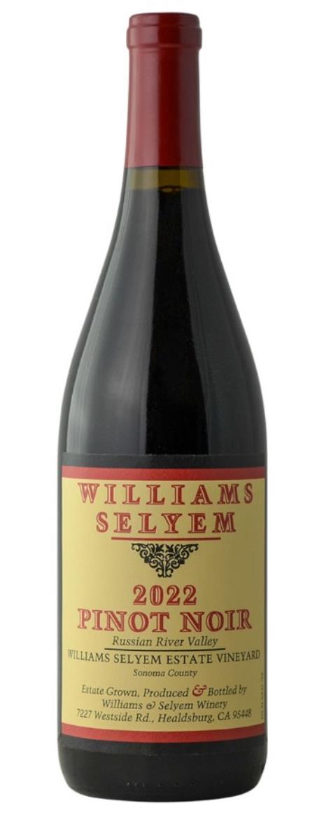 2022 Williams Selyem Pinot Noir William Selyem Estate Vineyard