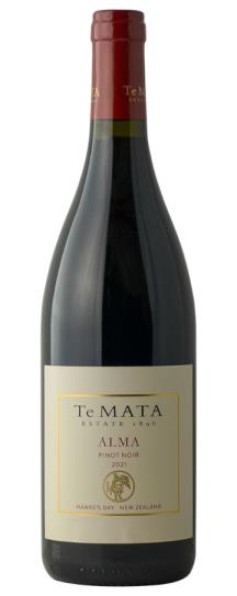 2021 Te Mata Estate Pinot Noir Alma Hawke's Bay New Zealand