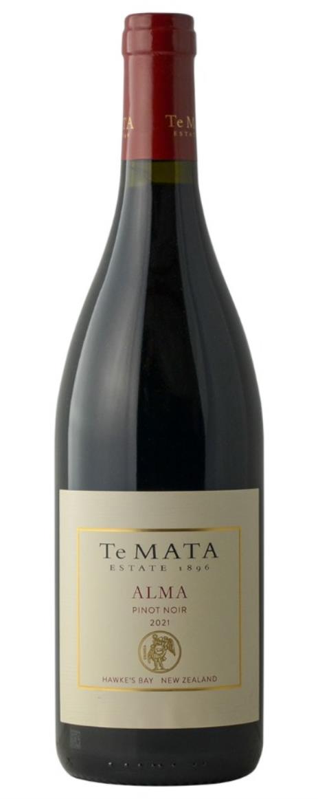 2021 Te Mata Estate Pinot Noir Alma Hawke's Bay New Zealand