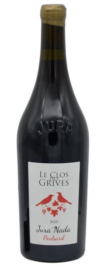 2020 Clos des Grives Cotes du Jura Poulsard Nada