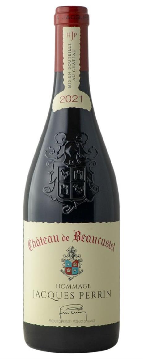 2021 Chateau de Beaucastel Chateauneuf du Pape Hommage A Jacques Perrin