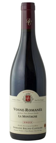 2022 Bruno Clavelier Vosne Romanee La Montagne