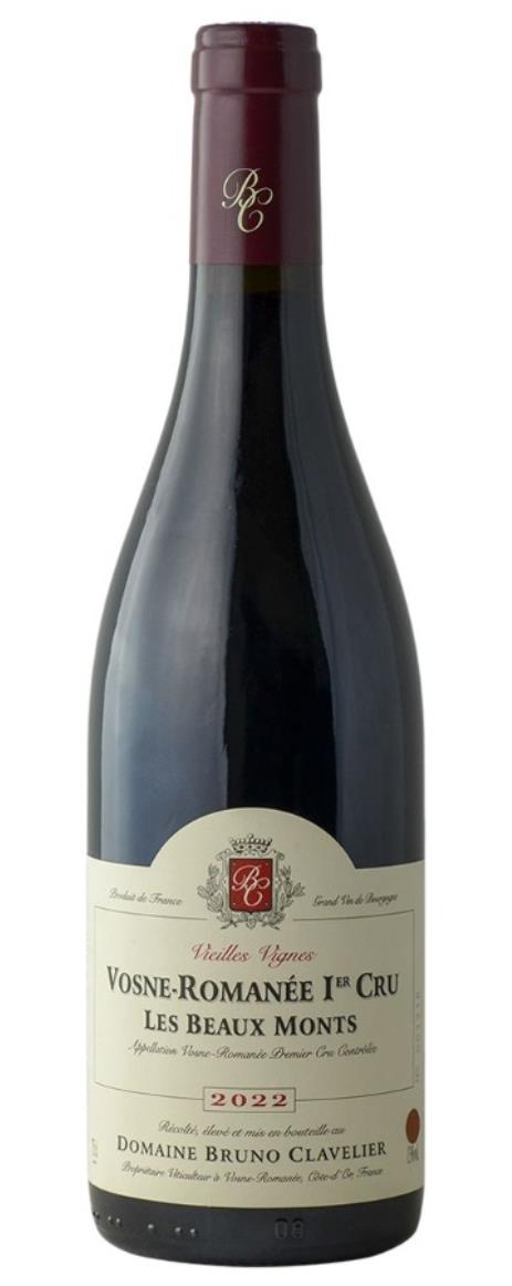 2022 Domaine Bruno Clavelier Vosne Romanee Beaux Monts