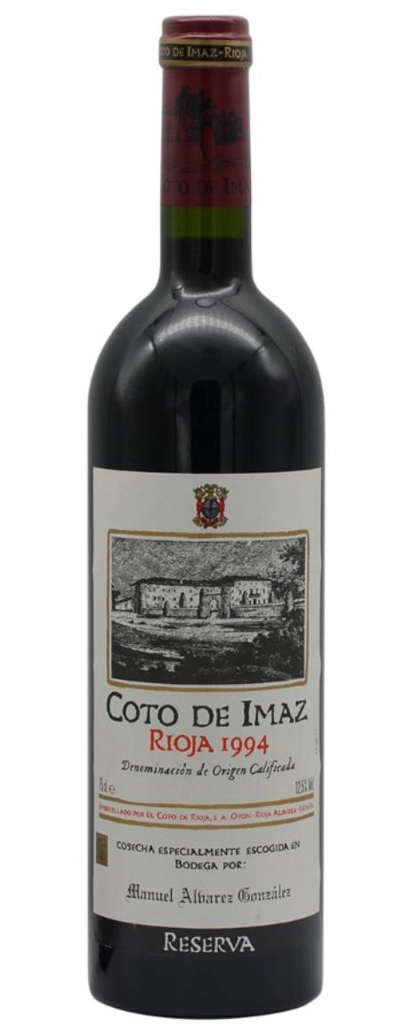 1994 El Coto de Rioja Rioja Coto de Imaz Reserva