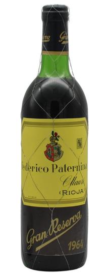 1964 Paternina, Bodegas Federico Gran Reserva