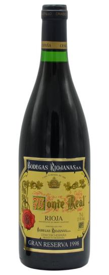 1998 Bodegas Riojanas Monte Real Gran Reserva
