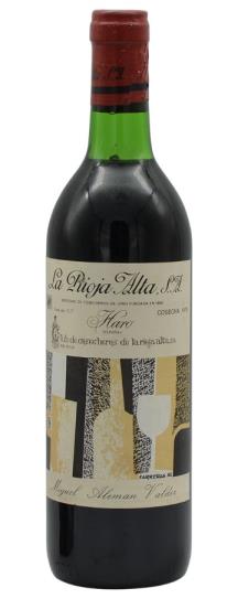1978 La Rioja Alta Club de Cosecheros Rioja Reserva