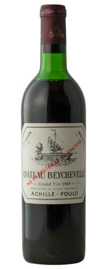 1969 Beychevelle slightly bin soiled label