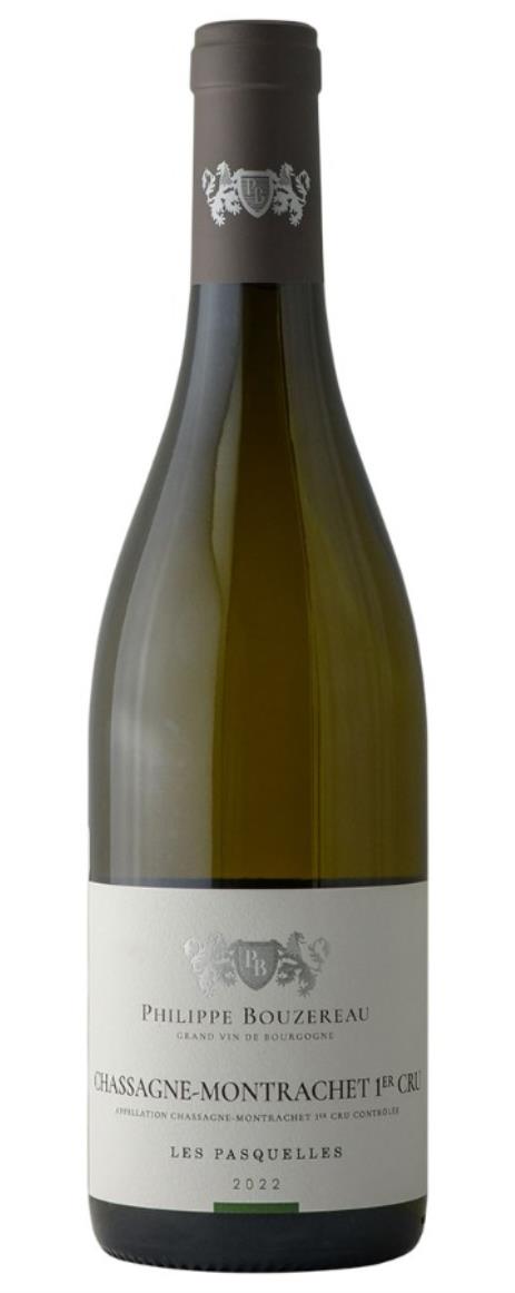 2022 Domaine Philippe Bouzereau & Fils Chassagne Montrachet Blanc 1er Cru Les Pasquelles