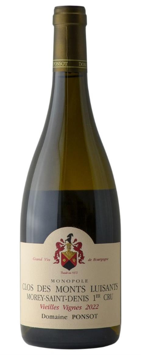 2022 Domaine Ponsot Morey St Denis Clos des Monts Luisants Vieilles Vignes White
