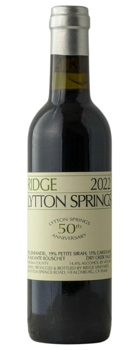 Buy 2022 Ridge Lytton Springs Proprietary Red Wine 375ML Online