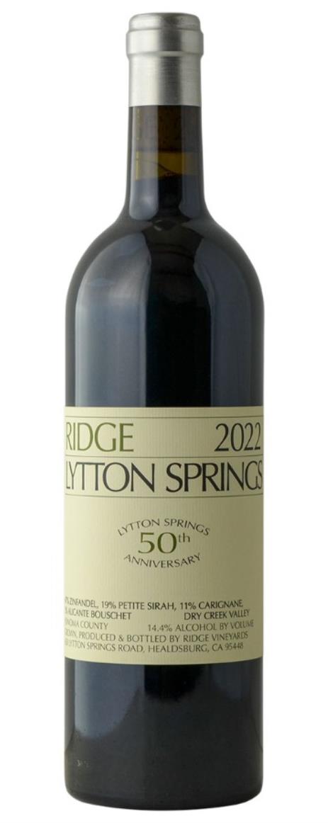 Buy 2022 Ridge Lytton Springs Proprietary Red Wine 750ML Online