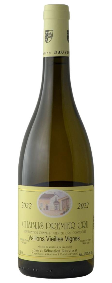 2022 Jean et Sebastien Dauvissat Vaillons Vieilles Vignes 1er Cru