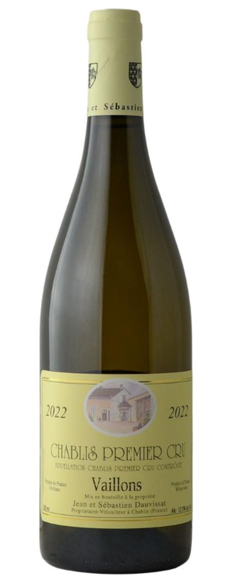 2022 Jean et Sebastien Dauvissat Chablis 1er Cru Vaillons