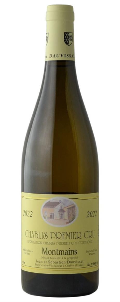 2022 Jean et Sebastien Dauvissat Chablis Montmains 1er Cru
