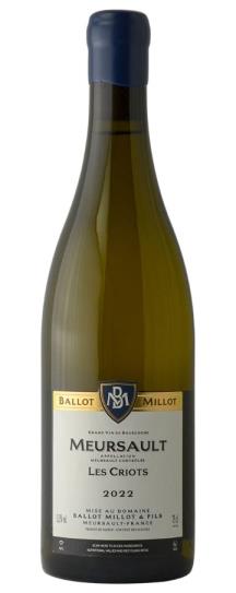 2022 Domaine Ballot-Millot Meursault les Criots
